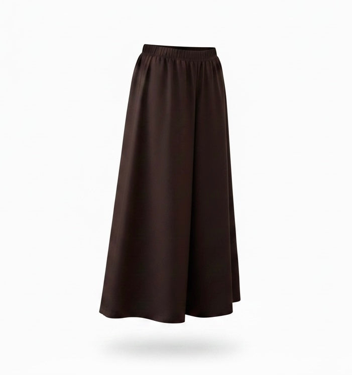 Ensemble deux pièces Marron brunette en lin