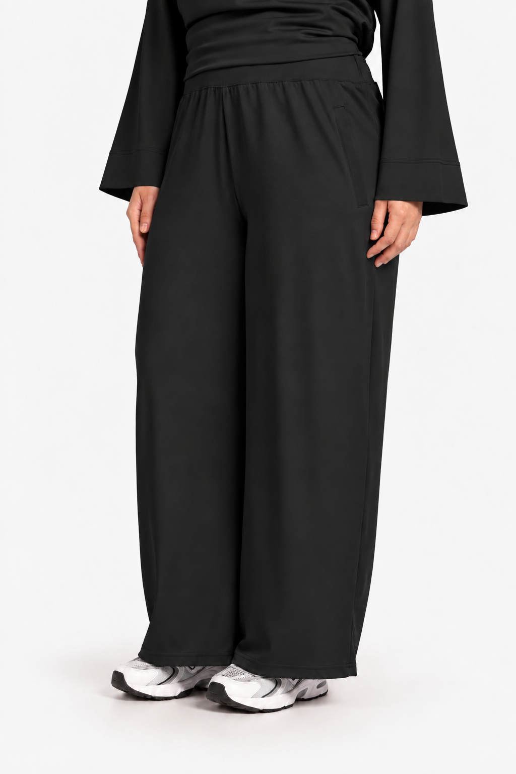 Ensemble sport en coton Noir - sans foulard